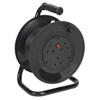 Sealey Cable Reel 15M 3-Gang by Workshop Plus