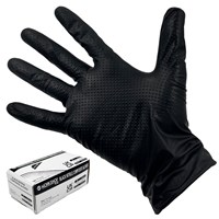 Black Nitrile Composite Gloves 10 boxes of 100 - Extra Large