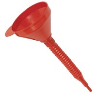 Sealey Flexi Spout Funnel With Filter 200mm by Workshop Plus