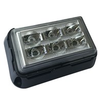 LED 9-36V Amber flashing warning strobe light by Workshop Plus