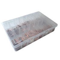 Small Copper Washers Assorted 244 Pieces by Workshop Plus